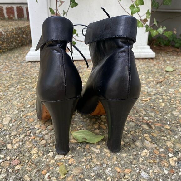 Vintage unusual ADRY made in ITALY ankle boots size 7 punk goth witchy fashion - Picture 5 of 7